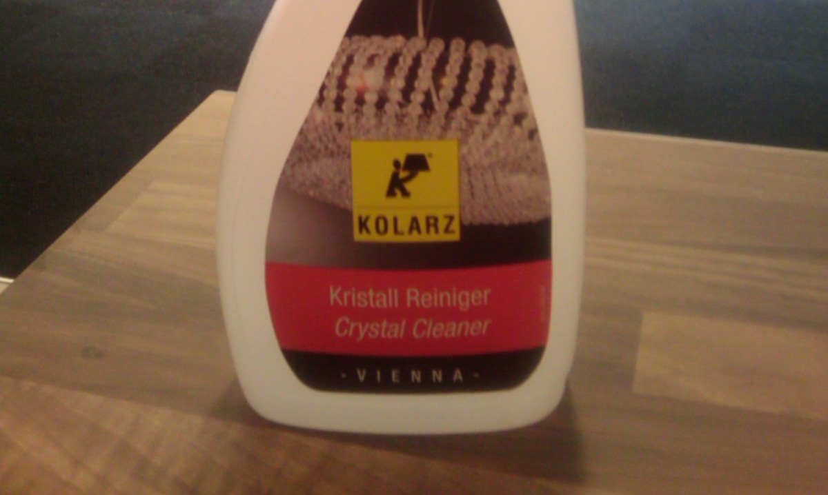 Reiniging van kristallen lampen en kroonluchters