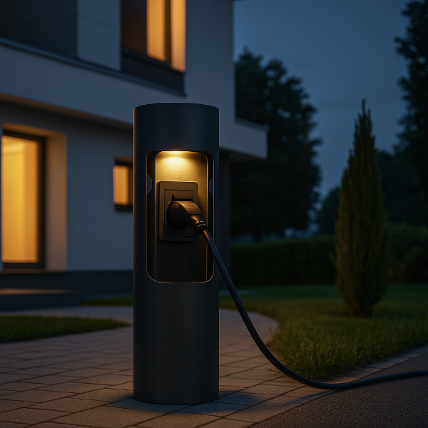 Stroom waar u het nodig hebt: stopcontactzuilen en energiezuilen voor tuin & oprit