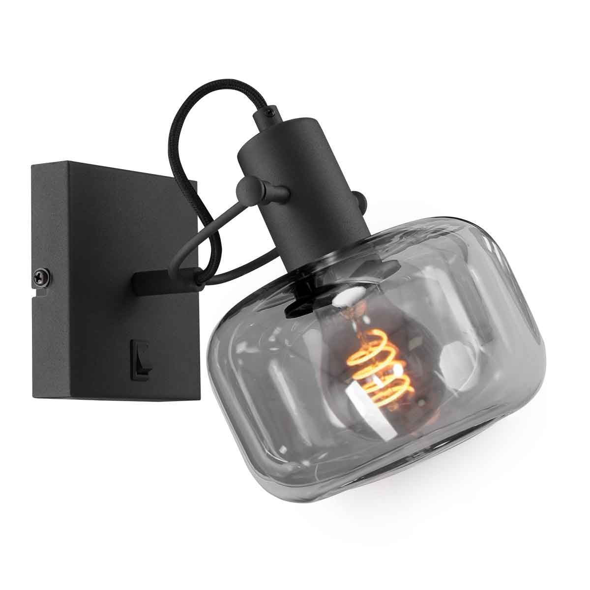 Steinhauer - 3864ZW - Wandlamp Glaslic