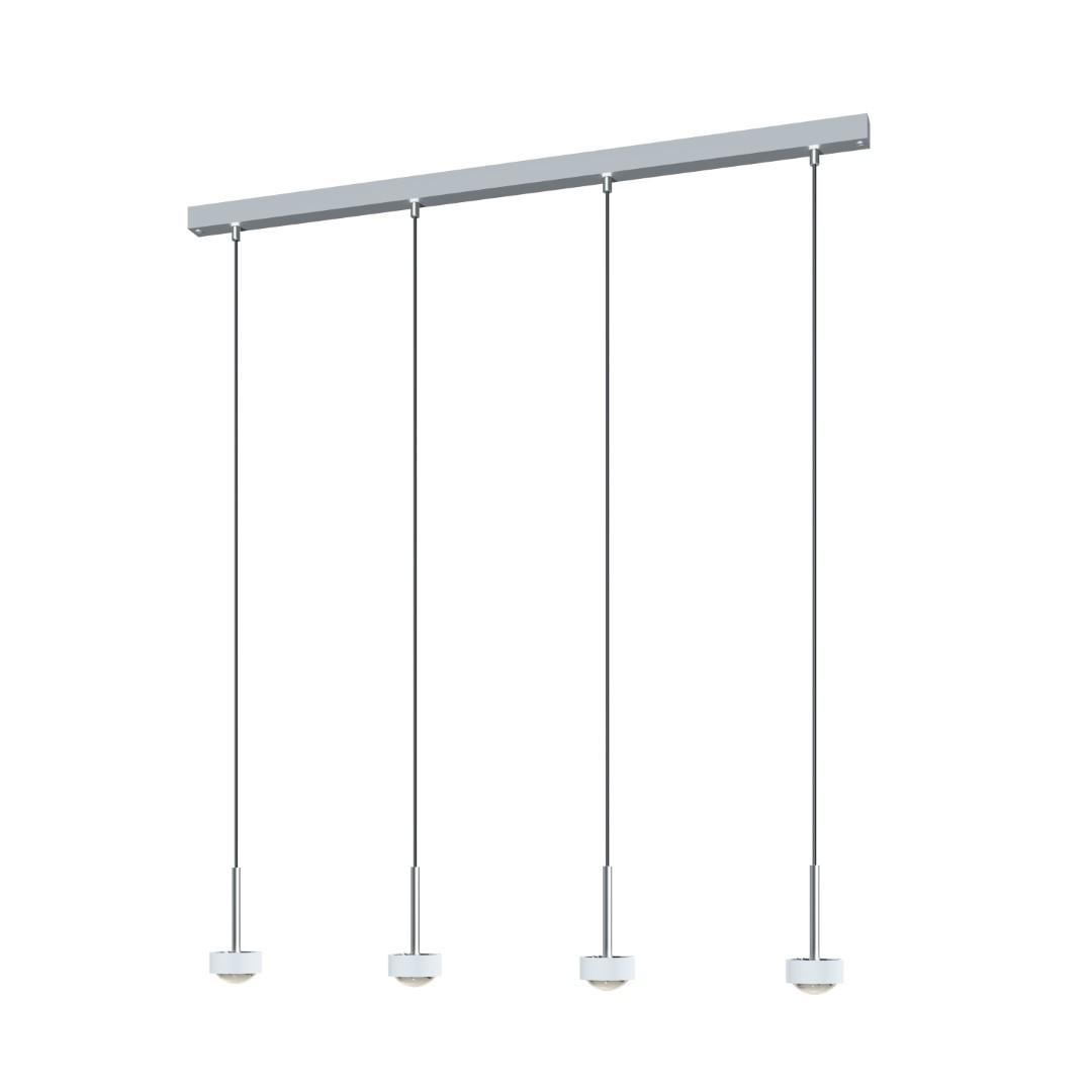 Top Light LeuchtenPuk Mini Choice Long One - G9 fitting / wit mat / chroom / 1250