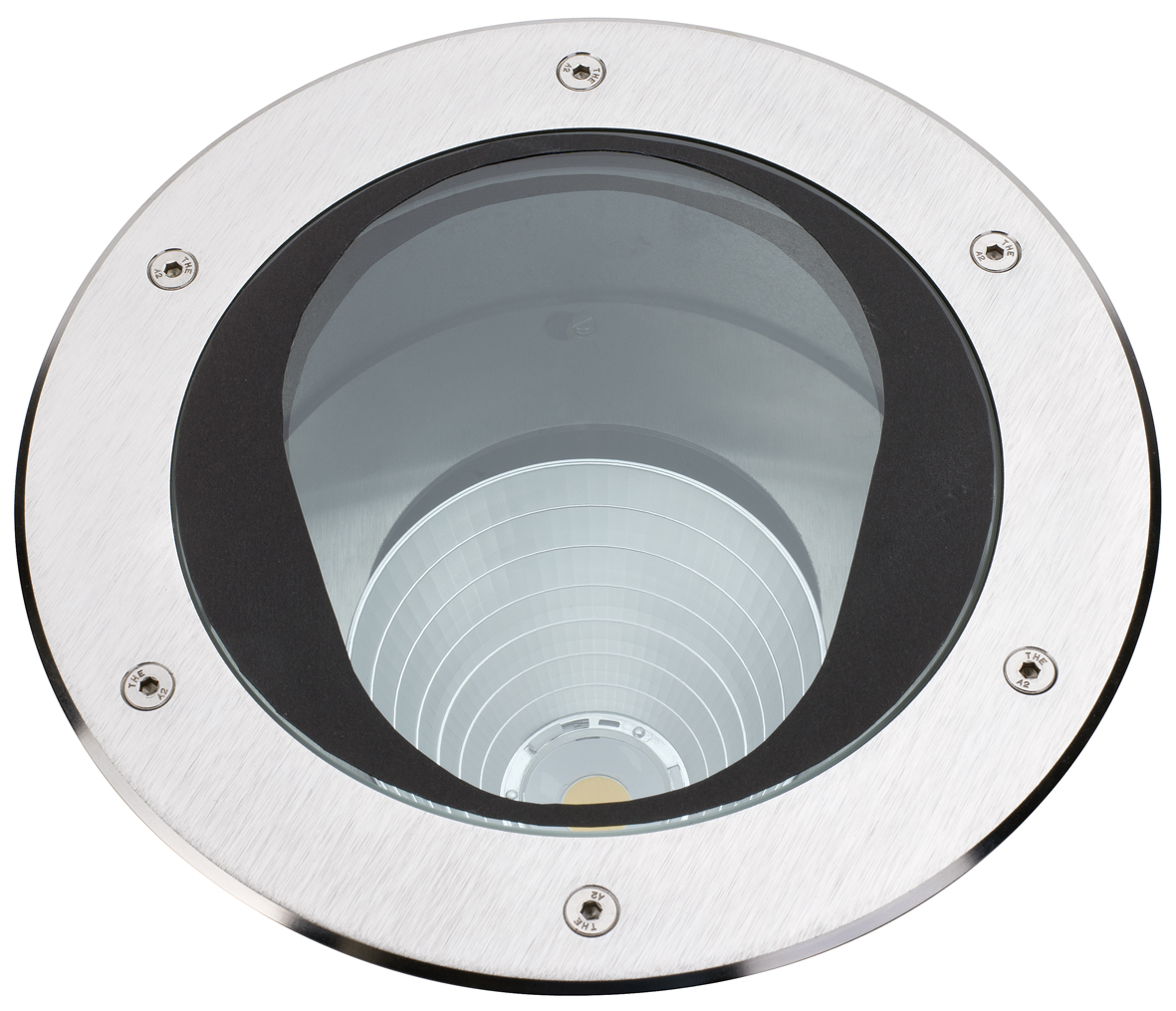 Albert LeuchtenGrondinbouwspot type nr. 2423 - zwenkbaar - roestvrijstalen afdekking, met 1 x LED 29 W, 4480 lm