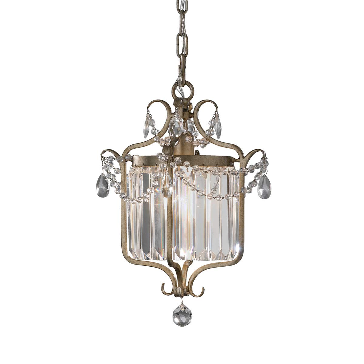 Elstead - FE-GIANNA1C - Gianna 1 Lichtgevende hanglamp - Verguld zilver