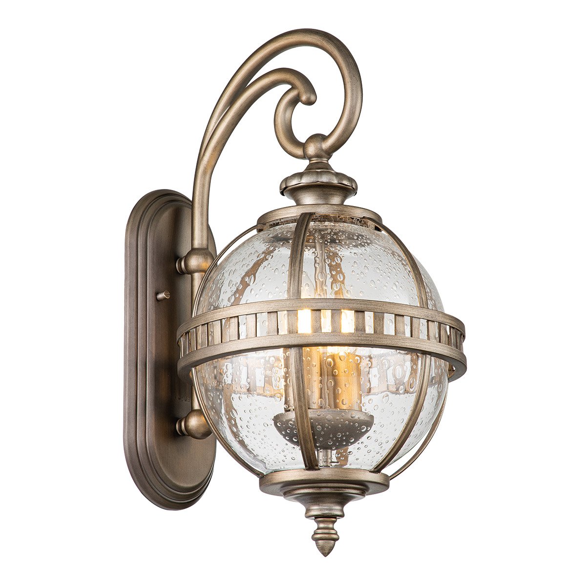 Elstead - KL-HALLERON-2S-BU - Halleron 2-lichts wandlantaarn - Gebronsd brons