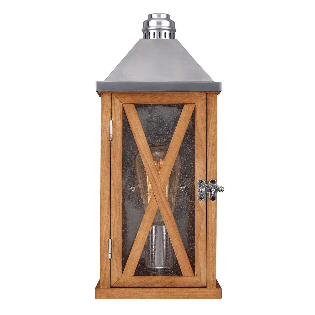 Elstead - FE-LUMIERE-S2OAK - Lumiere 1 wandlamp - eiken naturel