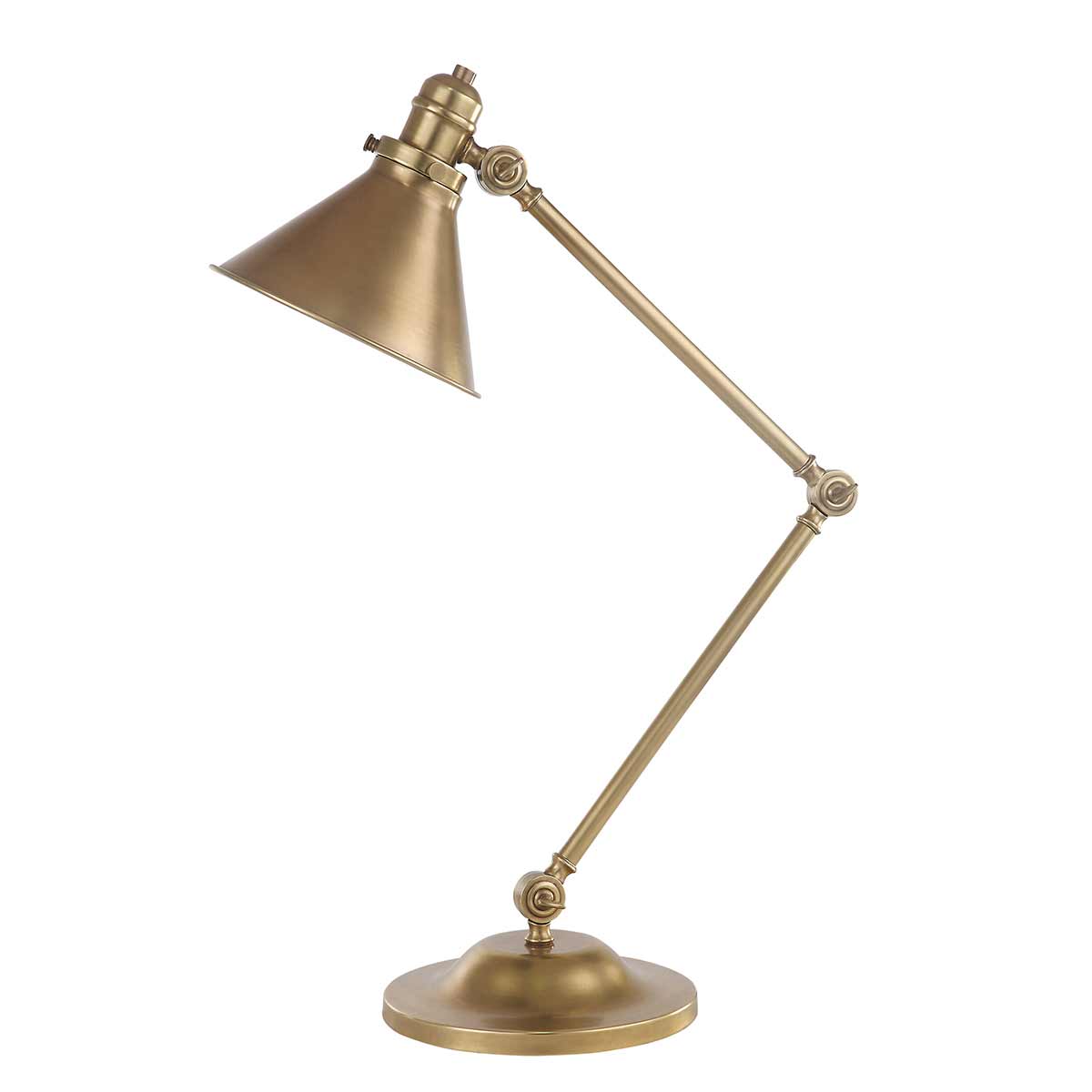 ElsteadProvence 1-lichts tafellamp - Aged Brass
