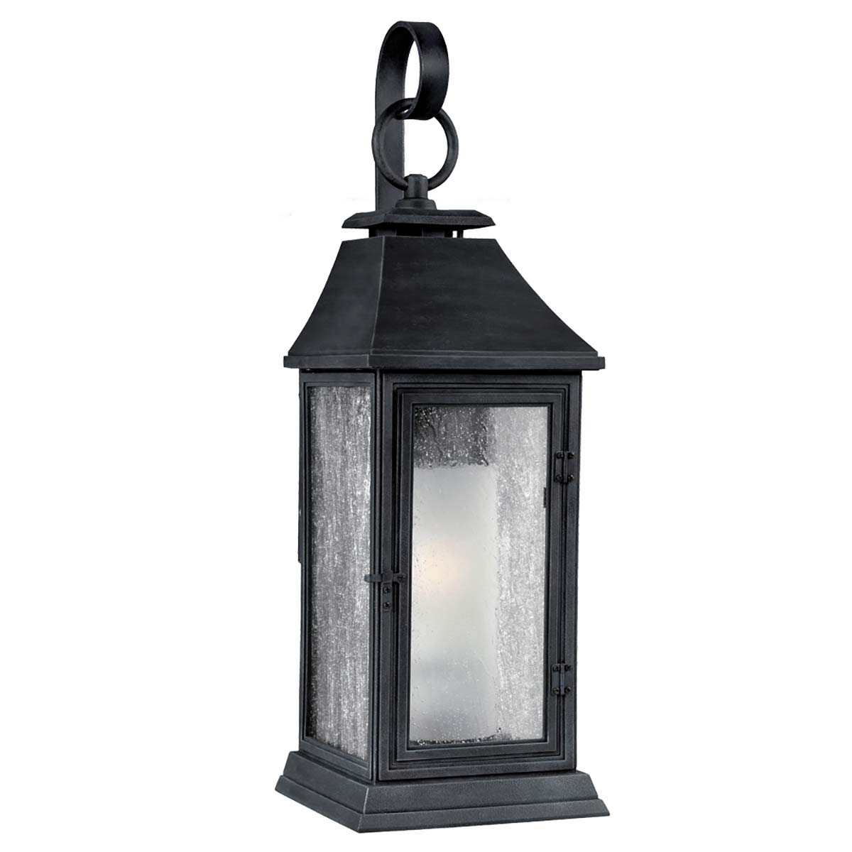 Elstead - FE-SHEPHERD-2M - Shepherd 2 Light Medium Wandlaterne - Dunkel verwittertes Zink