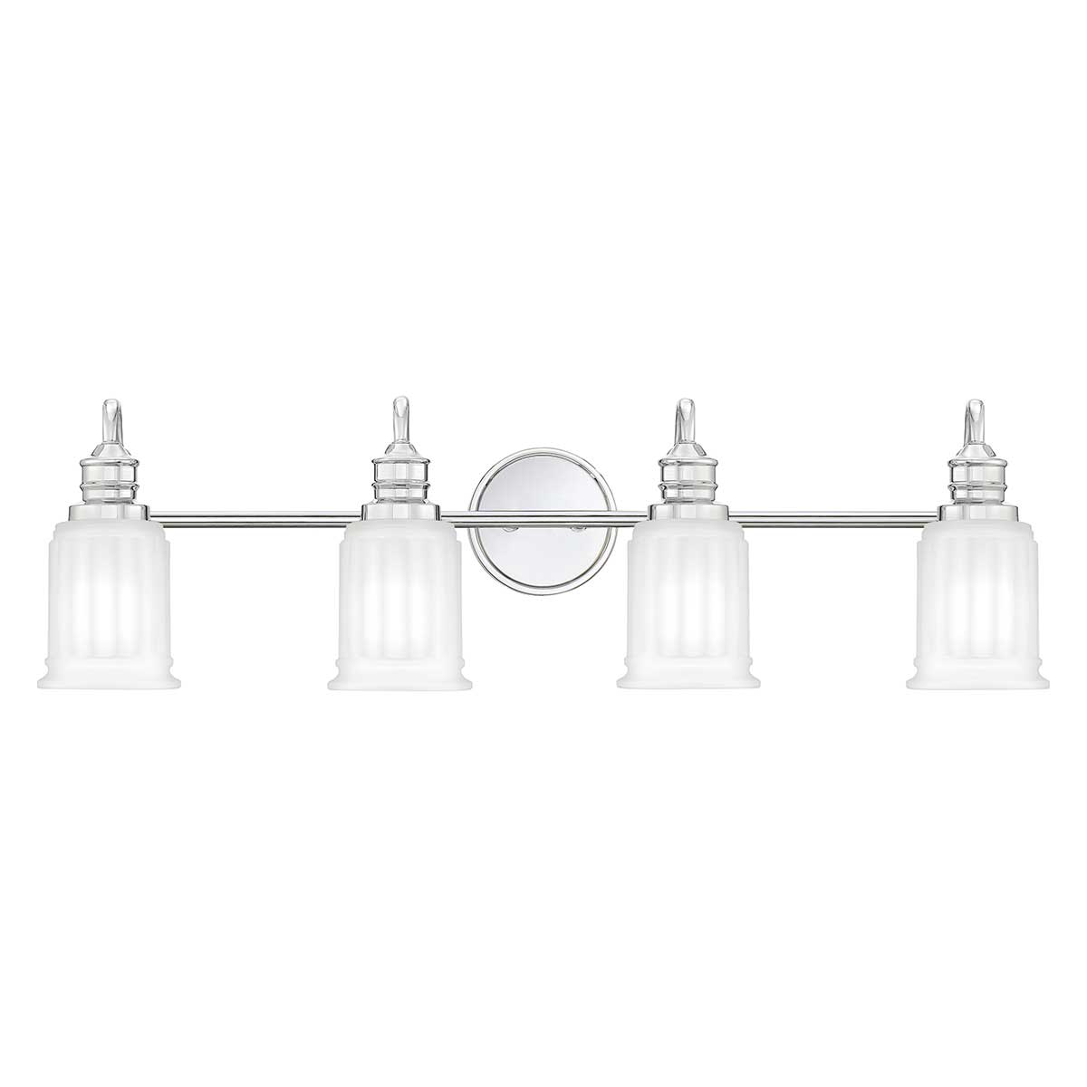 Elstead - QZ-SWELL4-PC-BATH - Swell 4 Licht wandlamp - Gepolijst chroom