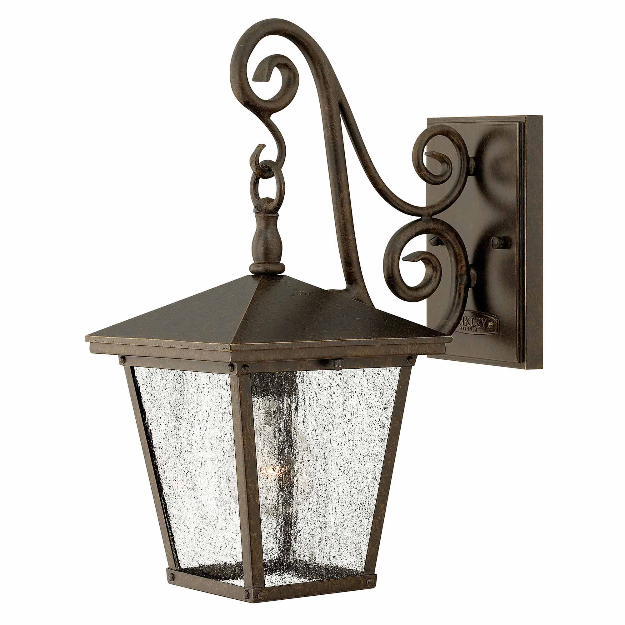 ElsteadTrellis 1 lichte kleine wandlantaarn - Regency Brons