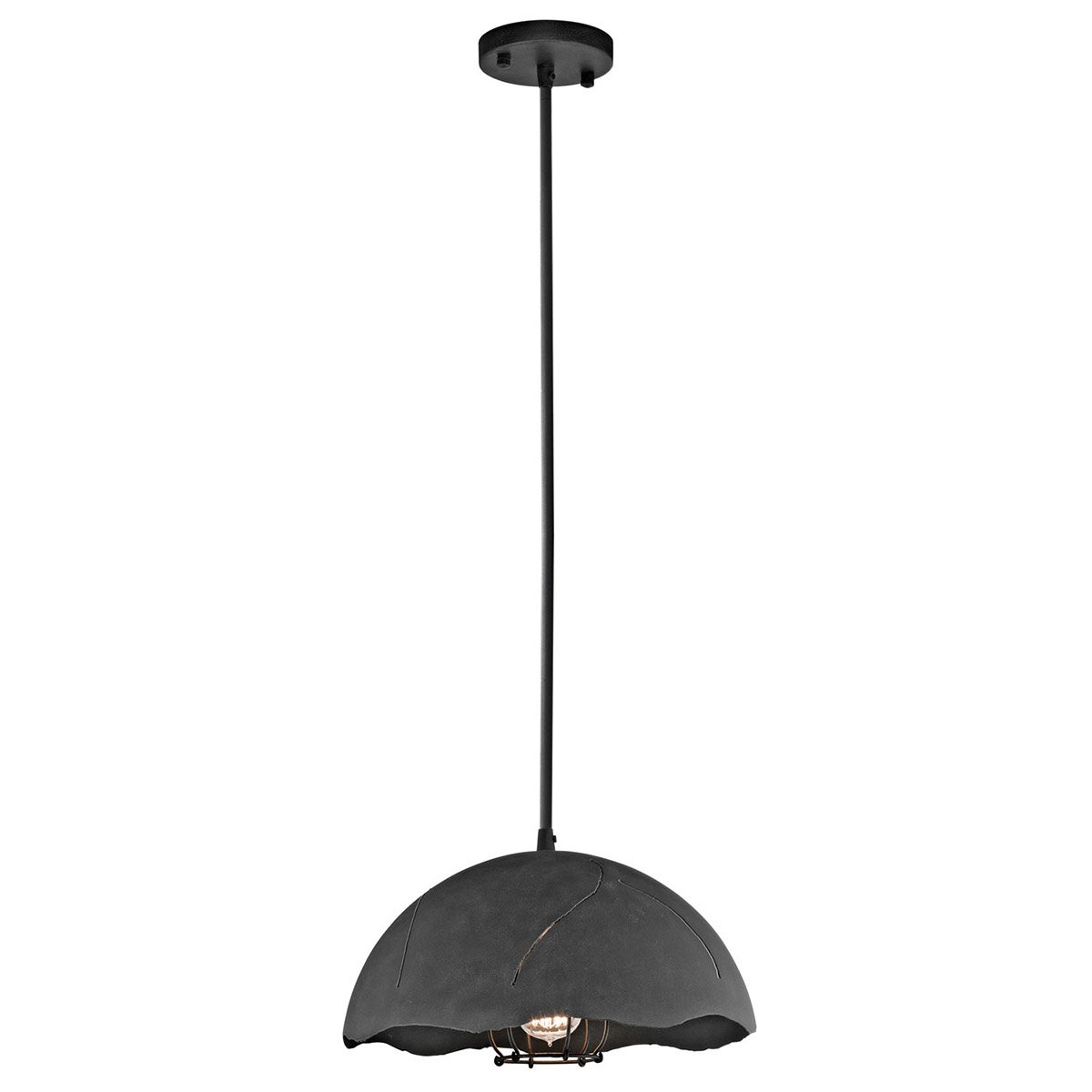 Elstead - KL-FRACTURE-P-S - Fracture 1-lichts hanglamp - verweerd zink