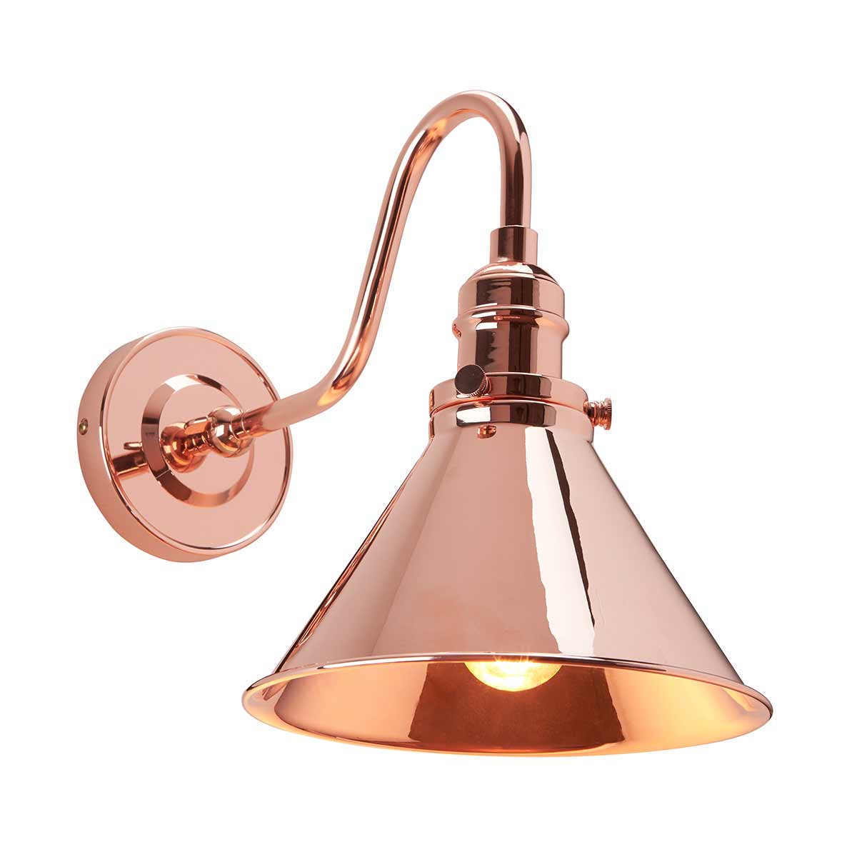ElsteadProvence 1 lichte wandlamp - gepolijst koper