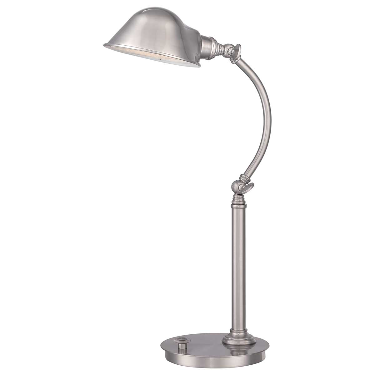 Elstead - QZ-THOMPSON-TLBN - Thompson LED-Tischleuchte aus gebürstetem Nickel