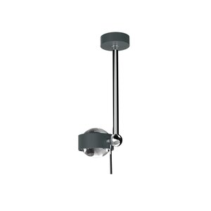 Puk Mini Side Single - G9 fitting / mat antraciet / chroom / 304