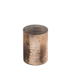 Somer Pink Glas Stormlight rond met gravure S