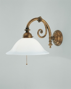 Wandlamp Ensemble von Berliner Messinglampen