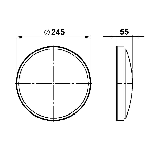 G 417, opaal plexiglas