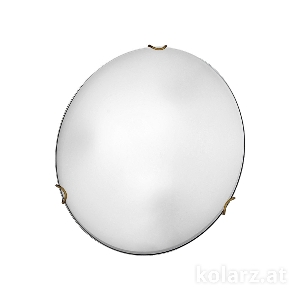 Deckenleuchte MOON, Altmessing D 40 cm, Höhe 9 cm, 2 flg., E27, 60 W von KOLARZ-Austrolux Leuchten