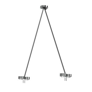 Puk Mini Ceiling Sister Twin - LED / chroom mat / 600