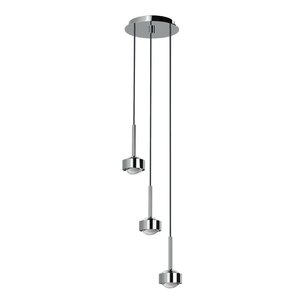 Puk Mini Drop Trio - LED / chroom