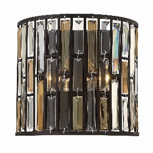 Gemma 2-lichts wandlamp - Vintage Brons von Elstead