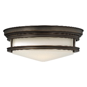 Hadley 3-lichts plafondlamp - Oliegewreven brons von Elstead