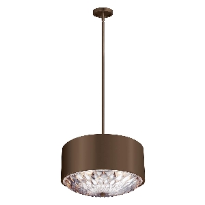 Botanic 4 hanglamp - donker verouderd messing von Elstead