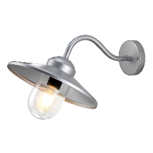 Klampenborg 1-lichts wandlantaarn - zilver