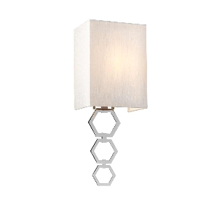 Ria Small 1 Light Wandleuchte - Poliertes Chrom von Elstead