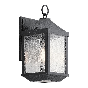 Springfield 1 lamp Kleine wandlantaarn - Distressed Black