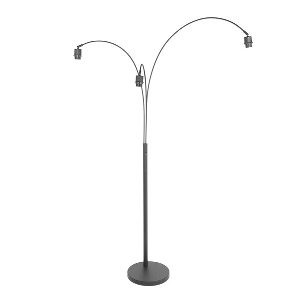 3-lichts vloerlamp Sparkled Light zonder kappen der Firma Steinhauer