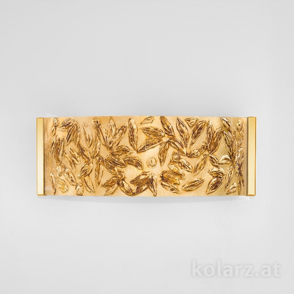 Wandlamp EMOZIONE, Goud 24K, Liberta Goud/Wit Breedte 40 cm, Hoogte 20 cm, Uitladung 10 cm, 2-lichts, G9, 25 W der Firma KOLARZ-Austrolux Leuchten