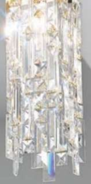 Hanglamp PRISMA, KOLARZ Pure, Chroom lengte 12 cm, breedte 12 cm, hoogte 85 cm, 1-lamps, G9, 25 W der Firma KOLARZ-Austrolux Leuchten