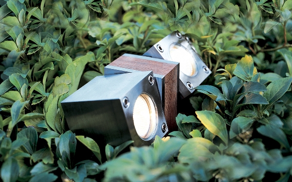Q-BIC Teak vloerlamp der Firma Royal Botania