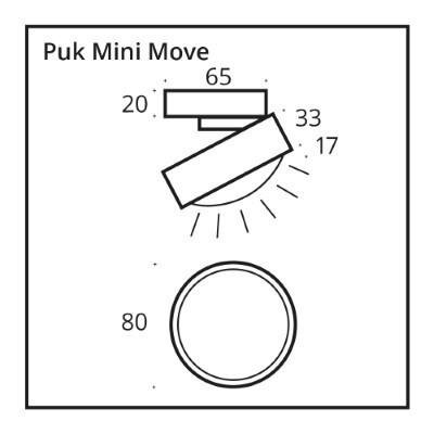 Puk Mini Move - chroom der Firma Top Light Leuchten