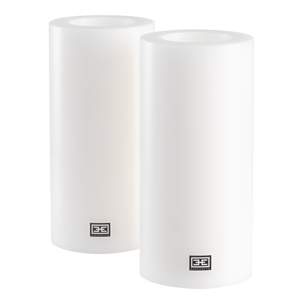 Kunstkaars ø 10 x H. 21 cm set van 2 der Firma Eichholtz