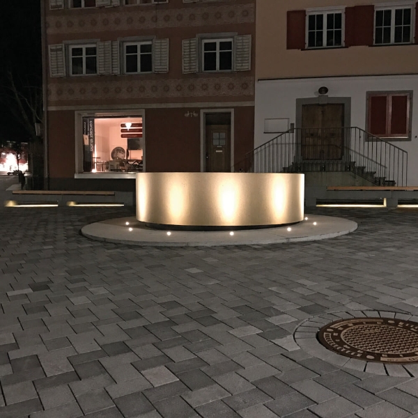 brilliance-midi LED inbouwspot met honingraat-verblindingsbescherming, vierkant der Firma dot-spot