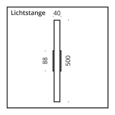 Lichtbalk - S14D fitting / anthraciet mat der Firma Top Light Leuchten