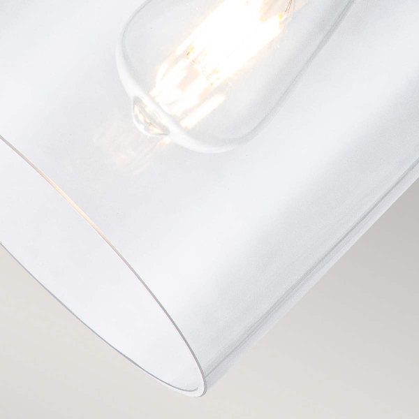 Hounslow 1 lichte mini-hanglamp - Geborsteld messing der Firma Elstead