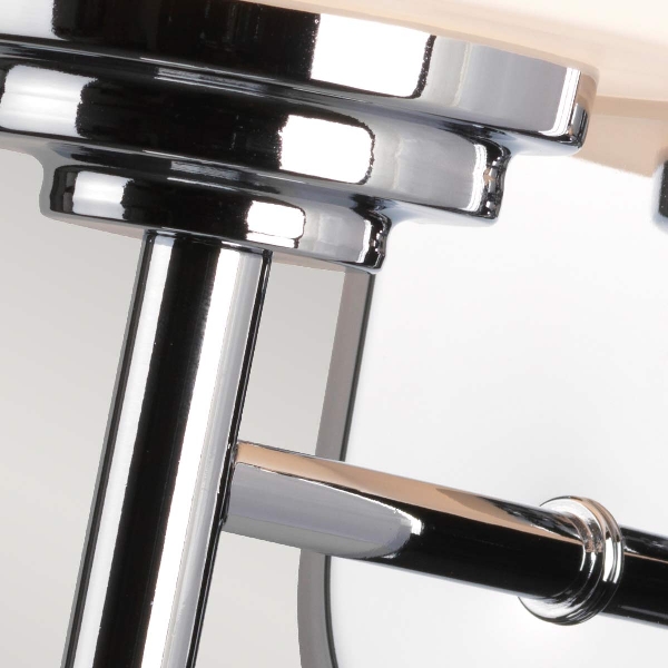Malibu 1 wandlamp - Gepolijst chroom der Firma Elstead