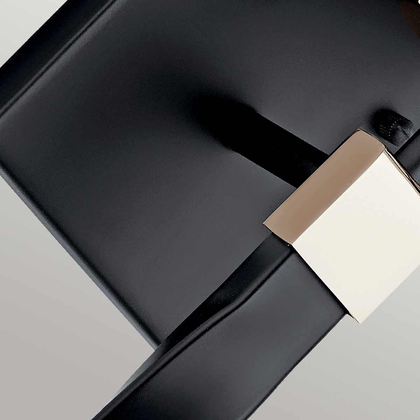 Marette 1-lichts wandlamp - zwart en nikkel der Firma Elstead