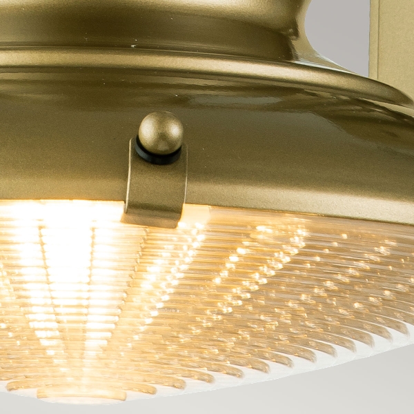 Redding Station 1 Licht kleine wandlantaarn - Painted Distressed Bronze der Firma Elstead