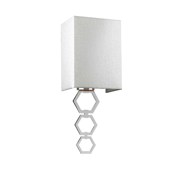 Ria Small 1 Light Wandleuchte - Poliertes Chrom der Firma Elstead