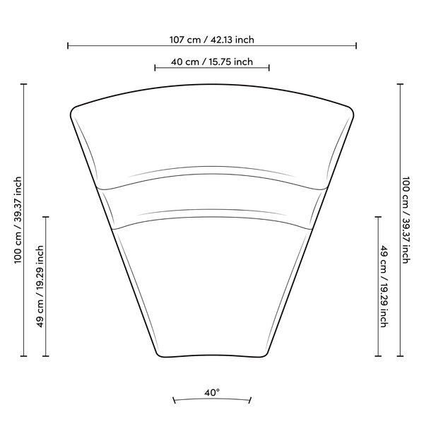 Modulaire sofa Lindau binnenhoek der Firma Eichholtz